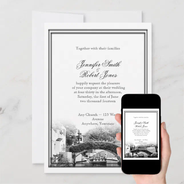 San Antonio Destination Wedding Invitation Zazzle