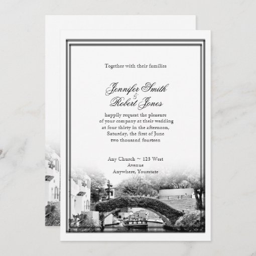 San Antonio Destination Wedding Invitation Zazzle
