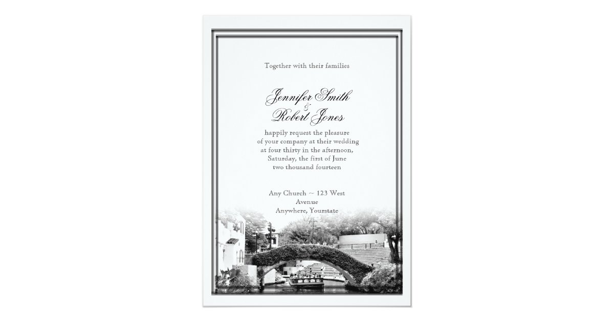 San Antonio Destination Wedding Invitation