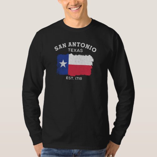 San Antonio est 1718 Design for proud San Antonian T_Shirt