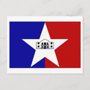 San Antonio Flag Postcard