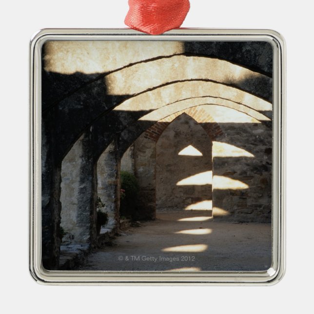 San Antonio Missions Metal Ornament (Front)