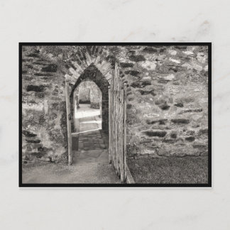 San Antonio Missions - Old Door Postcard