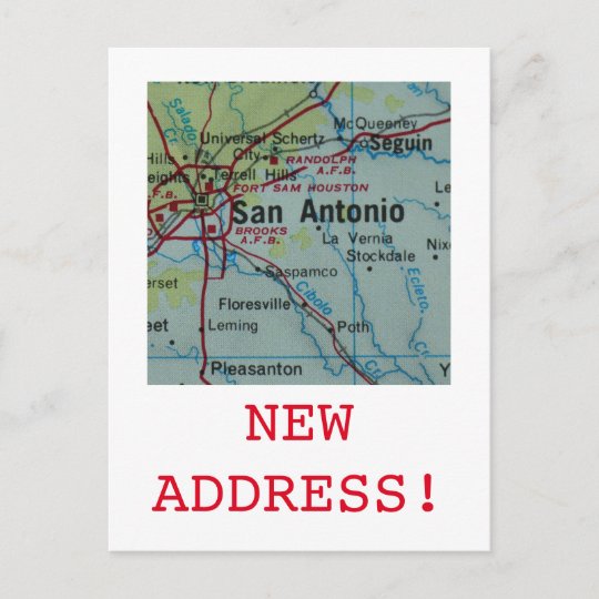 San Antonio New Address announcement