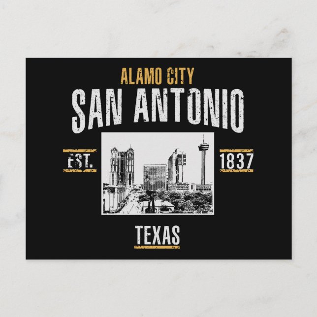 San Antonio Postcard (Front)