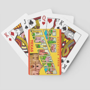 San Antonio Postcard Playing Cards