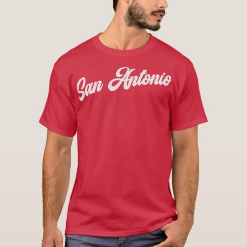 San Antonio Retro San Antonio Spurs T_Shirt