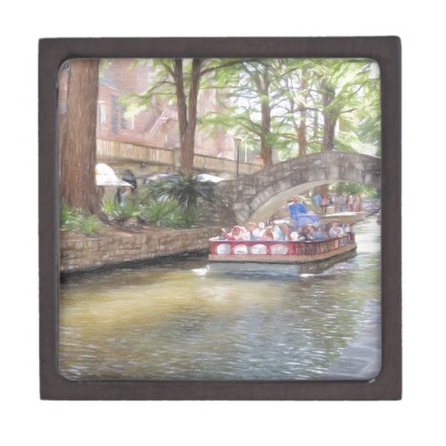 San Antonio River Walk Keepsake Box