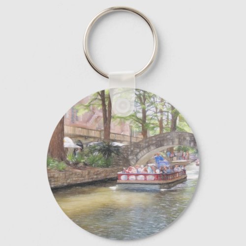 San Antonio River Walk Keychain