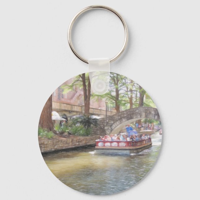 San Antonio River Walk Keychain (Front)