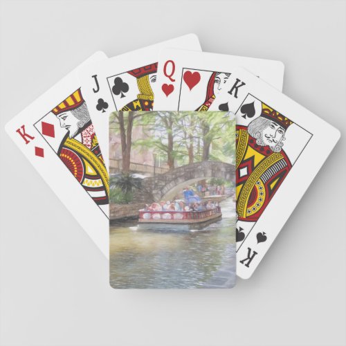 San Antonio River Walk Poker Cards