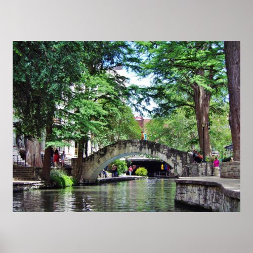 San Antonio River Walk Poster