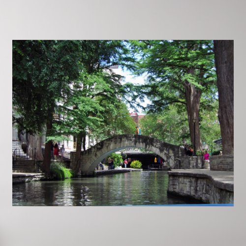 San Antonio River Walk Poster