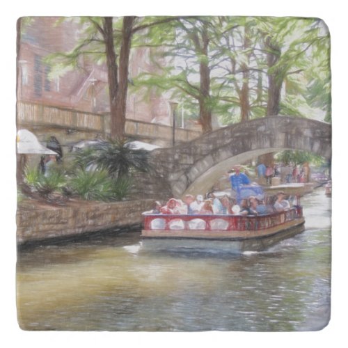 San Antonio River Walk Trivet