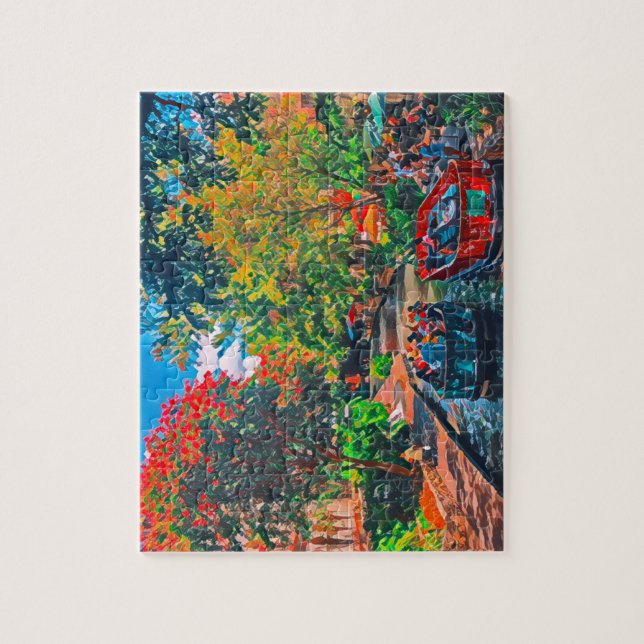 San Antonio Riverwalk Jigsaw Puzzle (Vertical)