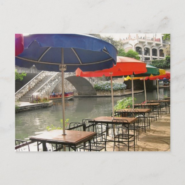San Antonio Riverwalk Postcard (Front)