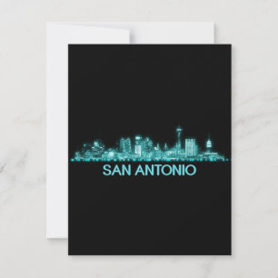San Antonio Skyline Thank You Card