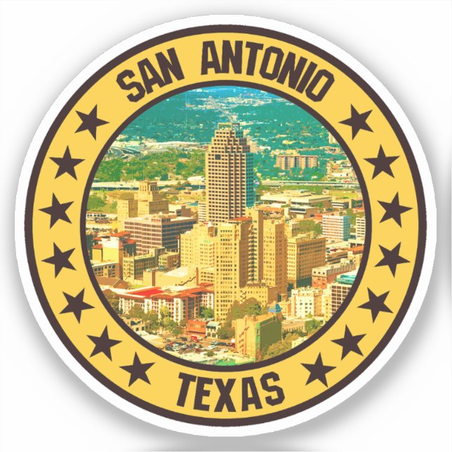 San Antonio                                        Sticker (Front)