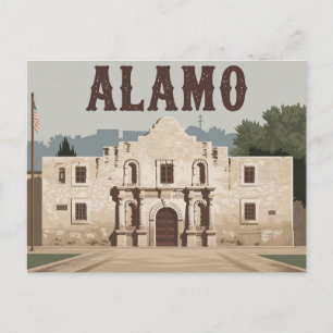 San Antonio, Texas, Alamo Postcard