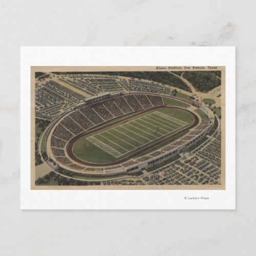 San Antonio Texas _ Alamo Stadium View Postcard