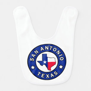 San Antonio Texas Baby Bib