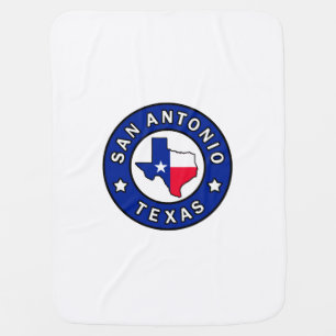 San Antonio Texas Baby Blanket
