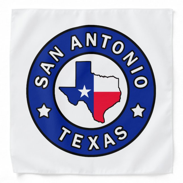 San Antonio Texas Bandana (Front)