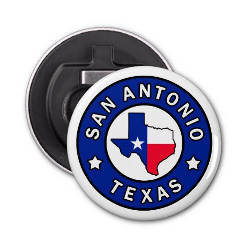 San Antonio Texas Bottle Opener