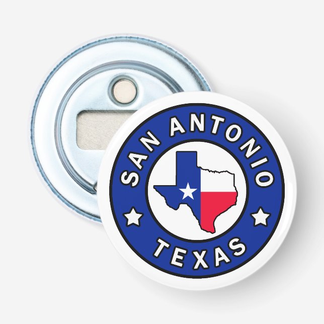San Antonio Texas Bottle Opener (Front)