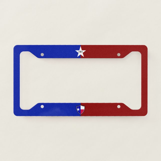 San Antonio (Texas) city flag License Plate Frame (Front)
