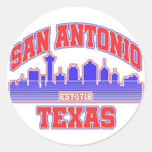 San Antonio,Texas Classic Round Sticker