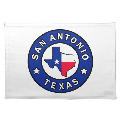 San Antonio Texas Cloth Placemat
