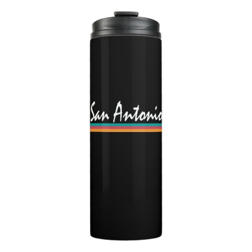 San Antonio Texas Fiesta Colors Thermal Tumbler