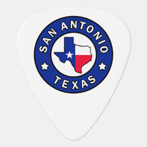 San Antonio Texas Guitar Pick