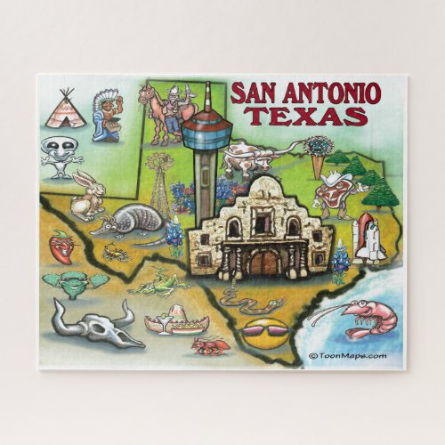 San Antonio Texas Jigsaw Puzzle