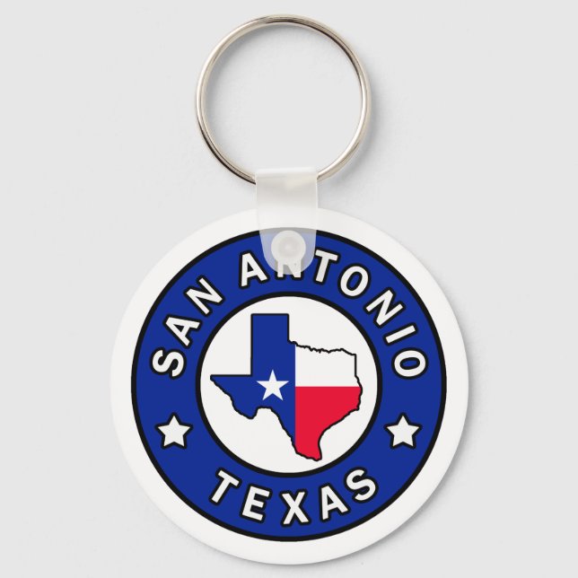 San Antonio Texas Keychain (Front)