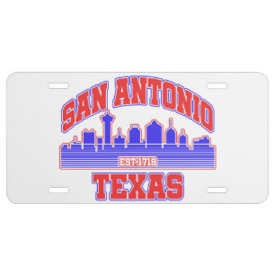 San Antonio,Texas License Plate