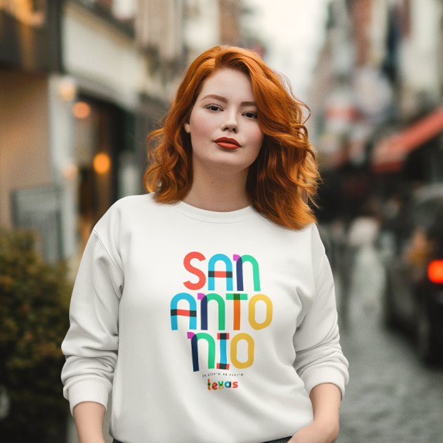 San Antonio Texas Mid Century, Pop Art, Sweatshirt (Creator Uploaded)