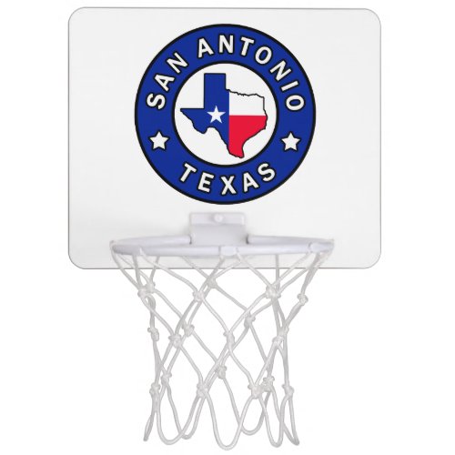 San Antonio Texas Mini Basketball Hoop