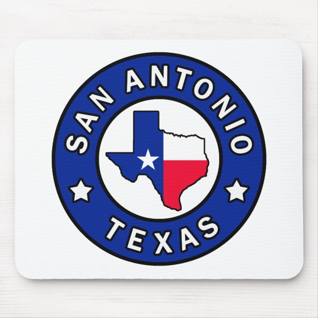 San Antonio Texas Mouse Pad (Front)