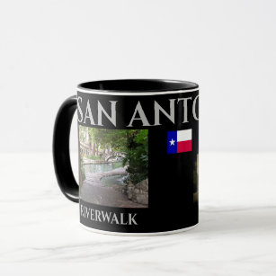 San Antonio Texas Panoramic Mug