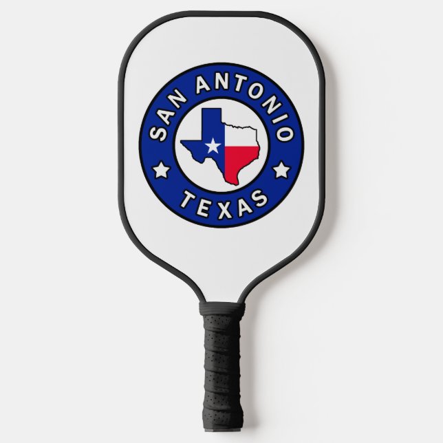San Antonio Texas Pickleball Paddle (Front)