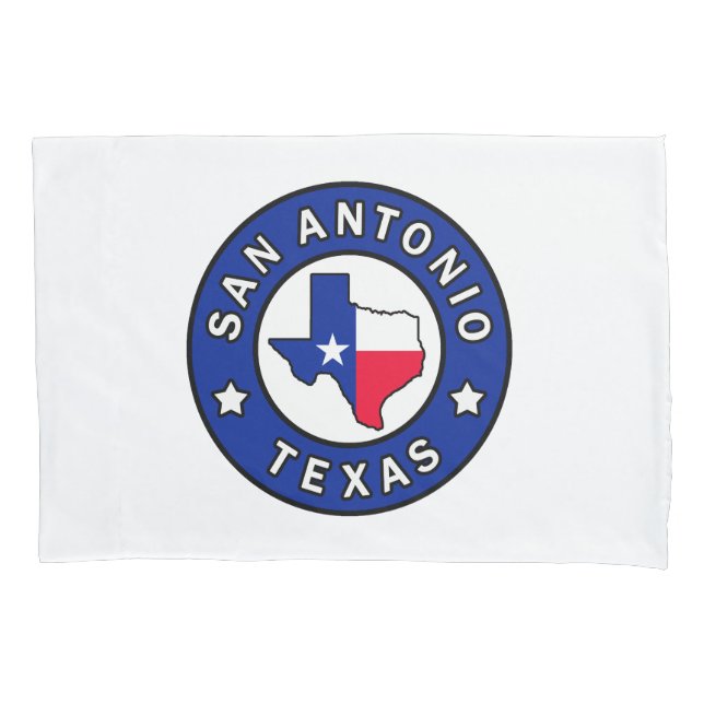 San Antonio Texas Pillow Case (Front)