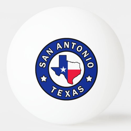 San Antonio Texas Ping Pong Ball