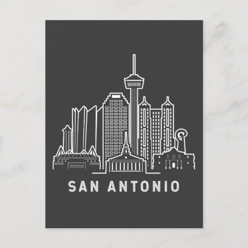 San Antonio Texas Postcard