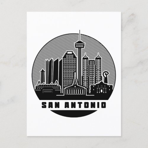 San Antonio Texas Postcard