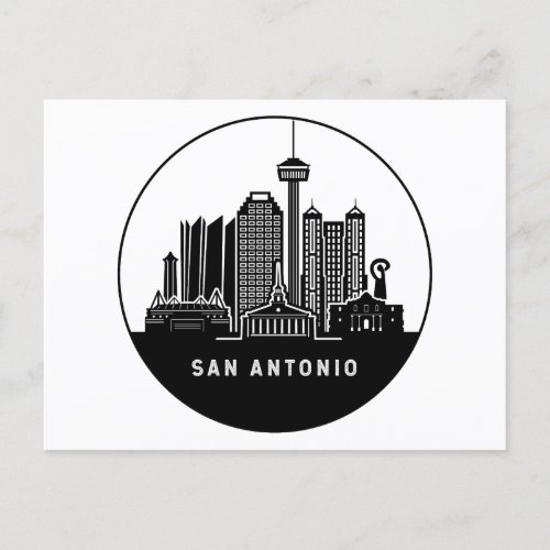 San Antonio Texas Postcard