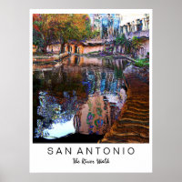 San Antonio, Texas: River Walk Art Print