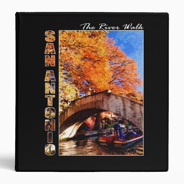 San Antonio, Texas:  River Walk Bridge Binder (Front)