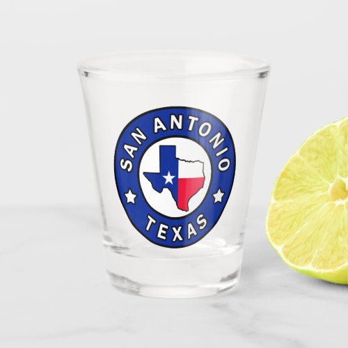 San Antonio Texas Shot Glass